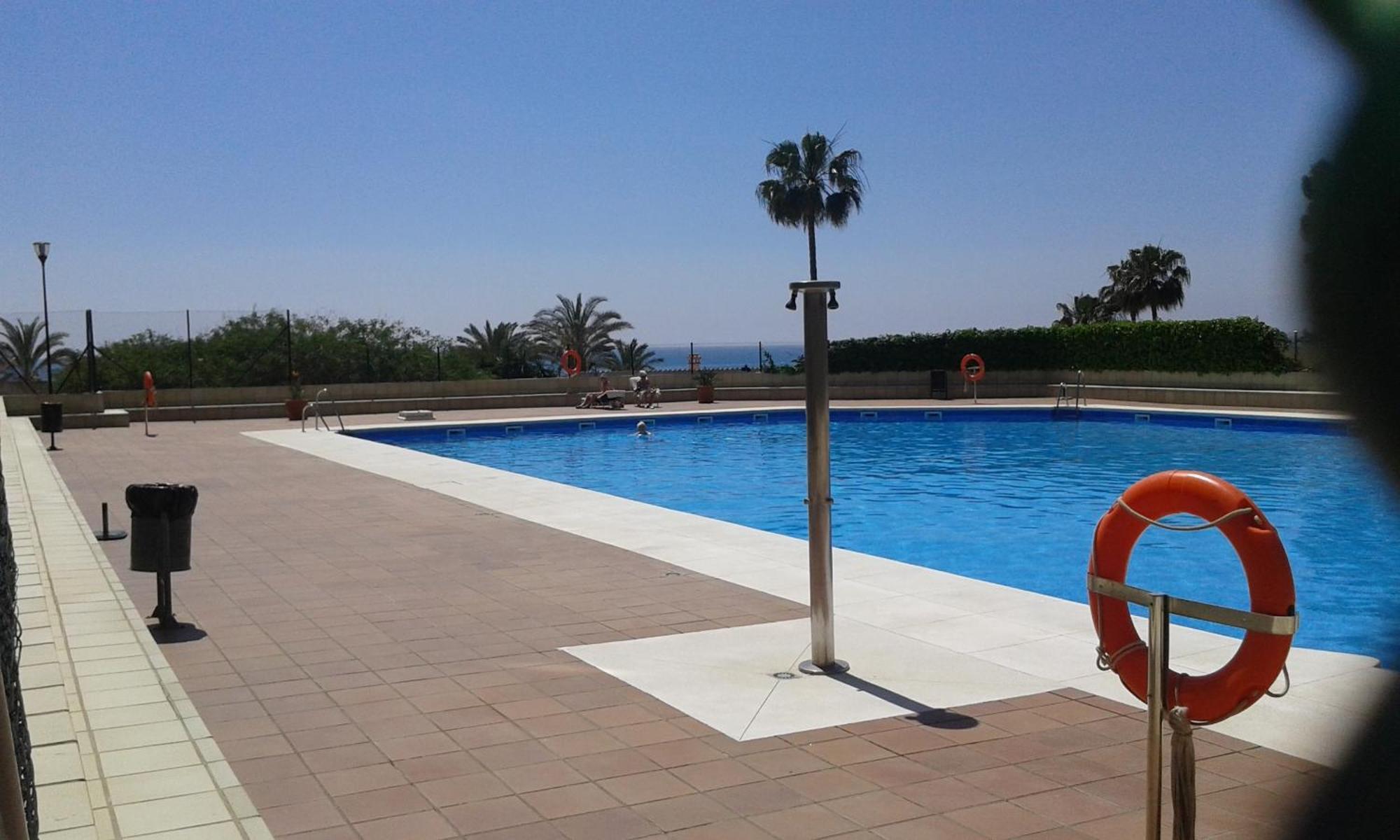 Morning Coffee With A Seaview Romantic For Two Next To Nerja Pool Carabela-c704 Torrox-costa * Torrox