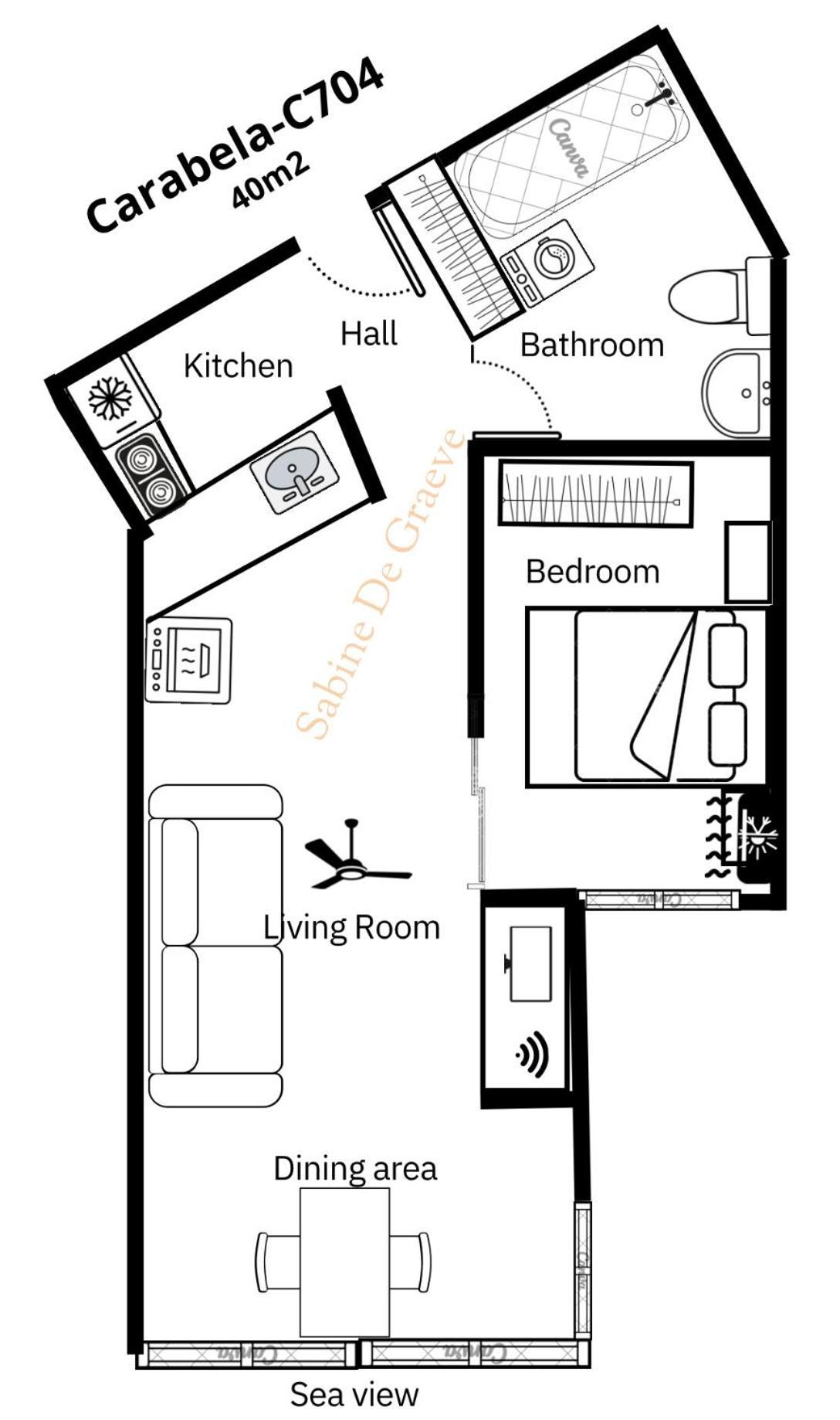 Primera Linea Playa Carabela-c704 Seaside Pool For 2 Apartamento *