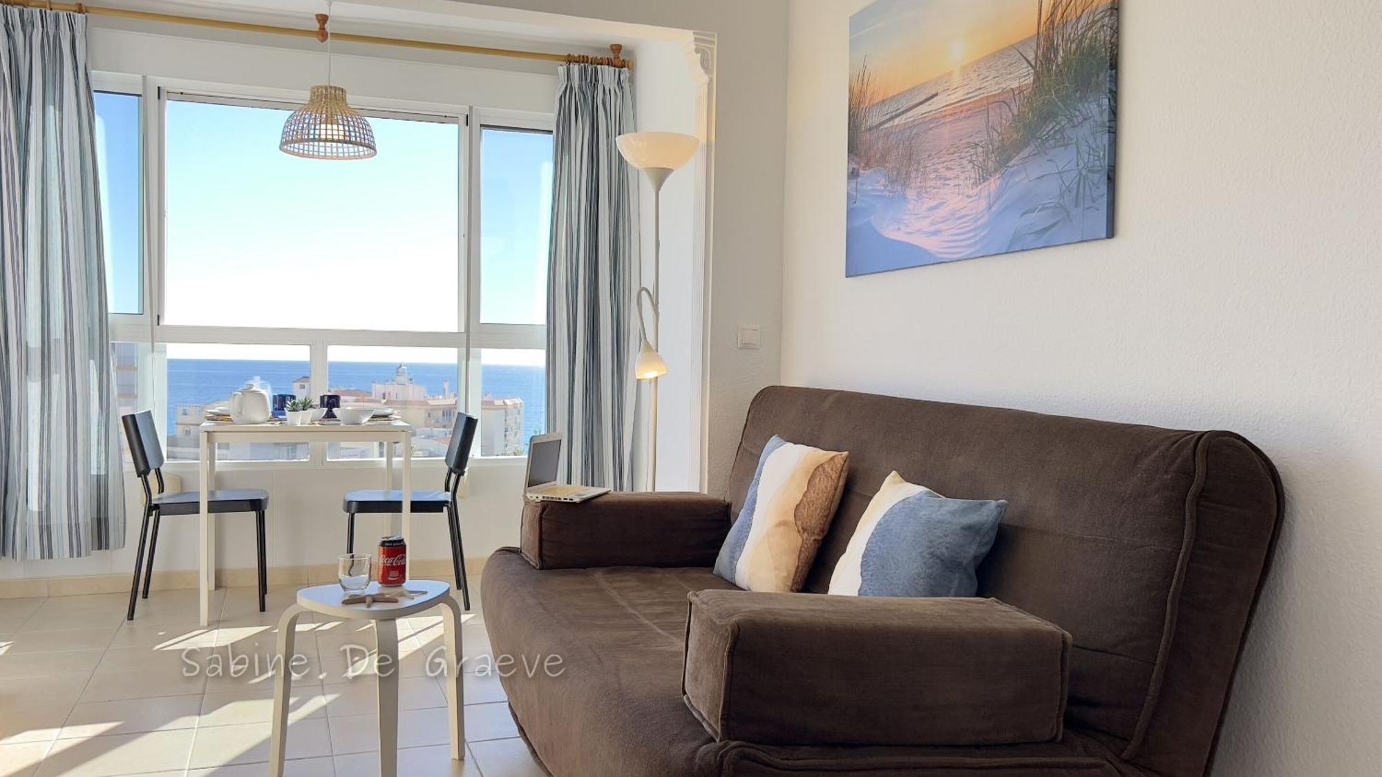 Morning Coffee With A Seaview Romantic For Two Next To Nerja Pool Carabela-c704 Torrox-costa *